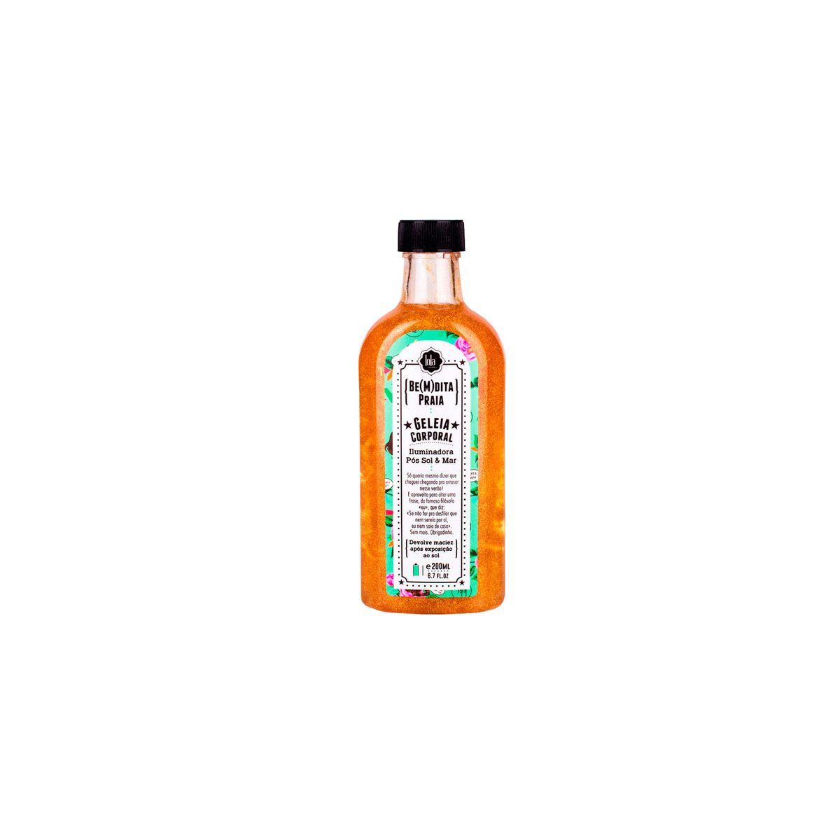 Bath Gel Lola Cosmetics Be(M)Dita Ghee Praia 200 ml hudplejeemballage