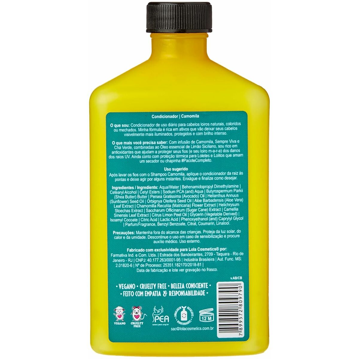 Balsam Lola Cosmetics Camomila 250 ml balsamflaske