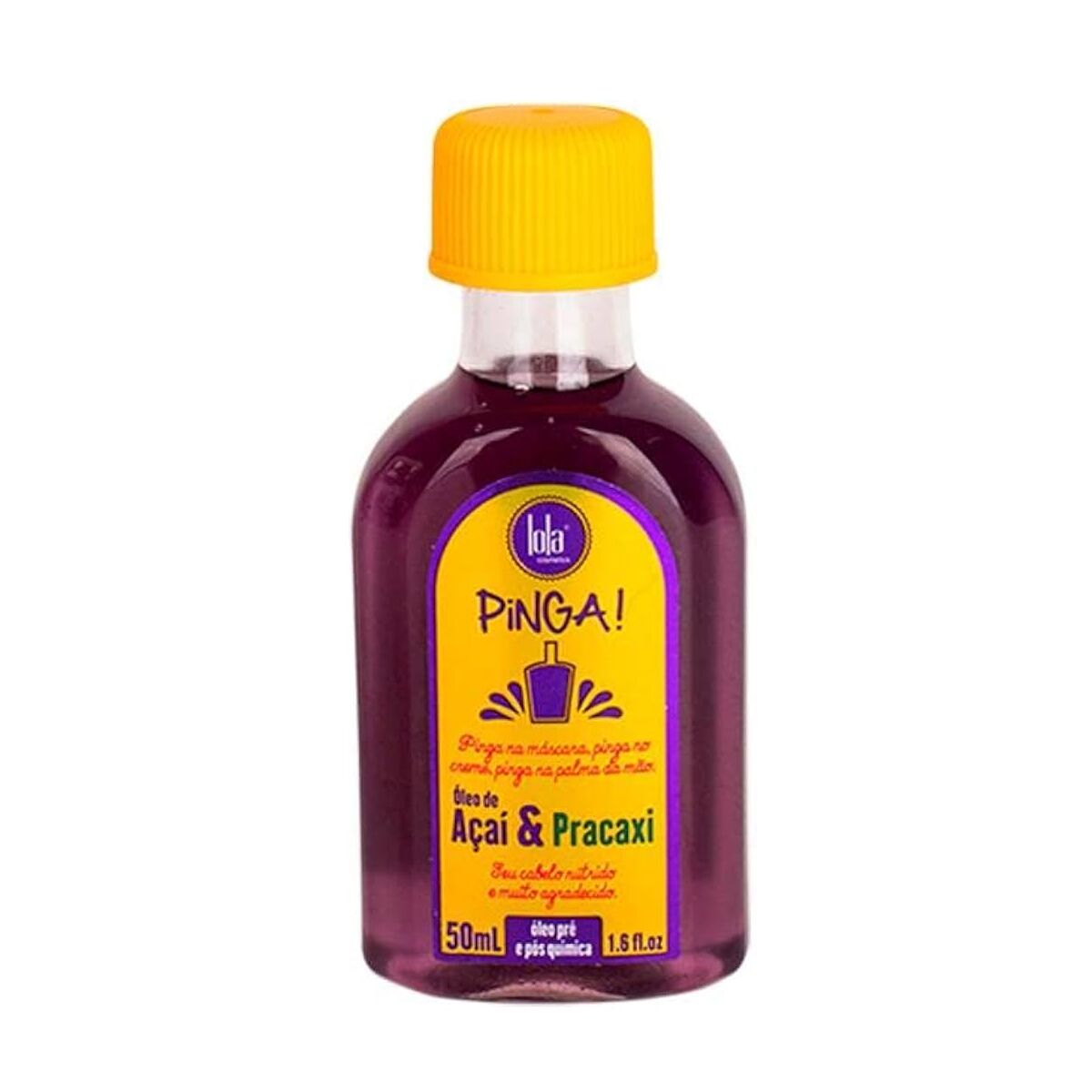 Hårolie Lola Cosmetics Pinga 50 ml produktemballage