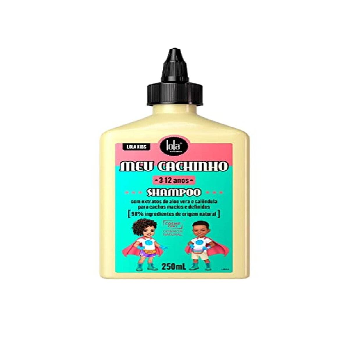 Shampoo til krøllet hår Lola Cosmetics My Curly Kids 250 ml til kvinder shampooflaske