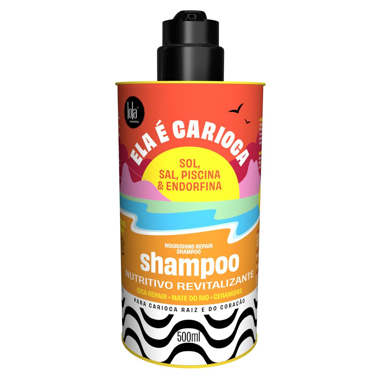 Nærende Shampoo Lola Cosmetics Ela É Carioca 500 ml Revitaliserende shampooflaske til kvinder