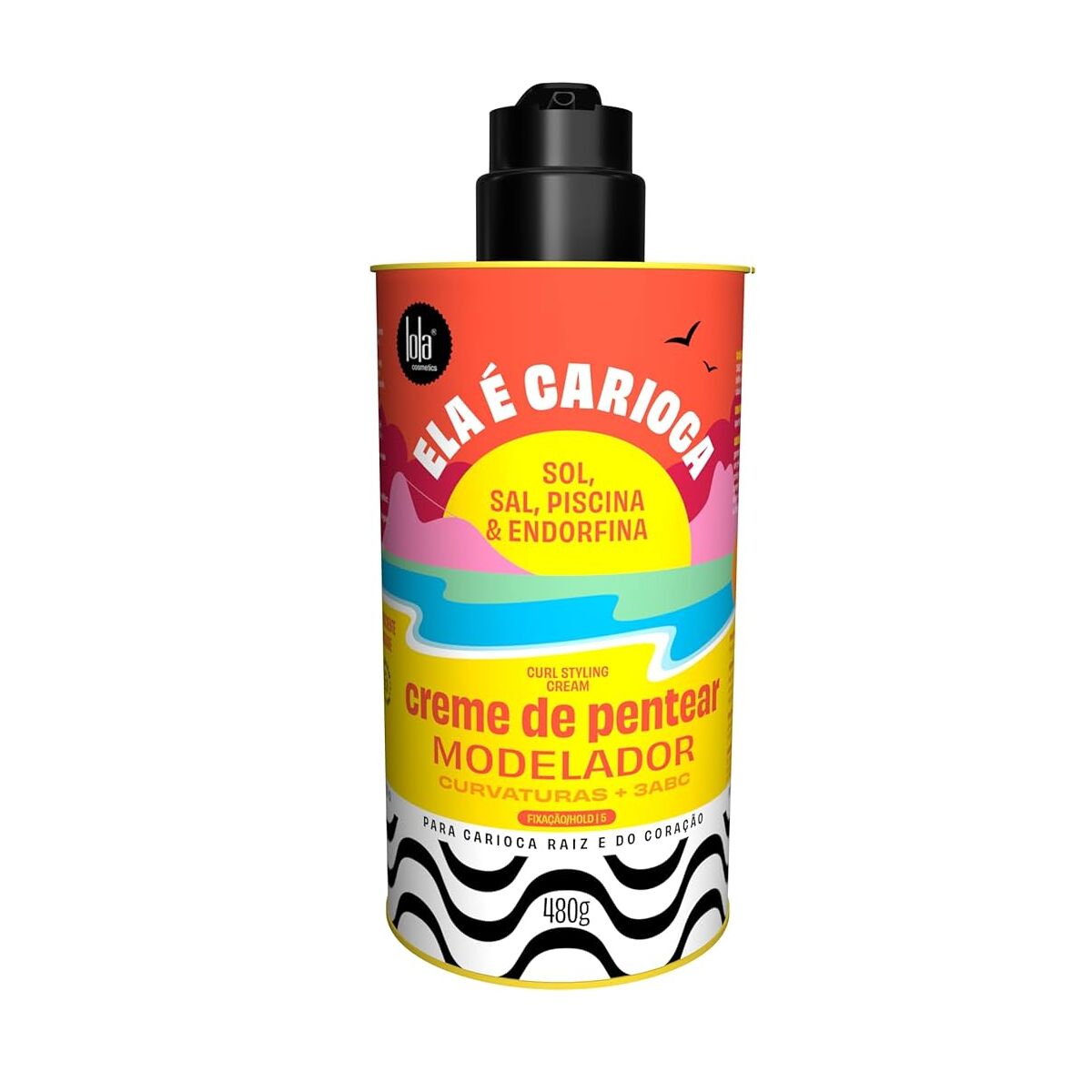 Styling Cream Lola Cosmetics Ela É Carioca 3Abc 480 g til kvinder hudpleje emballage