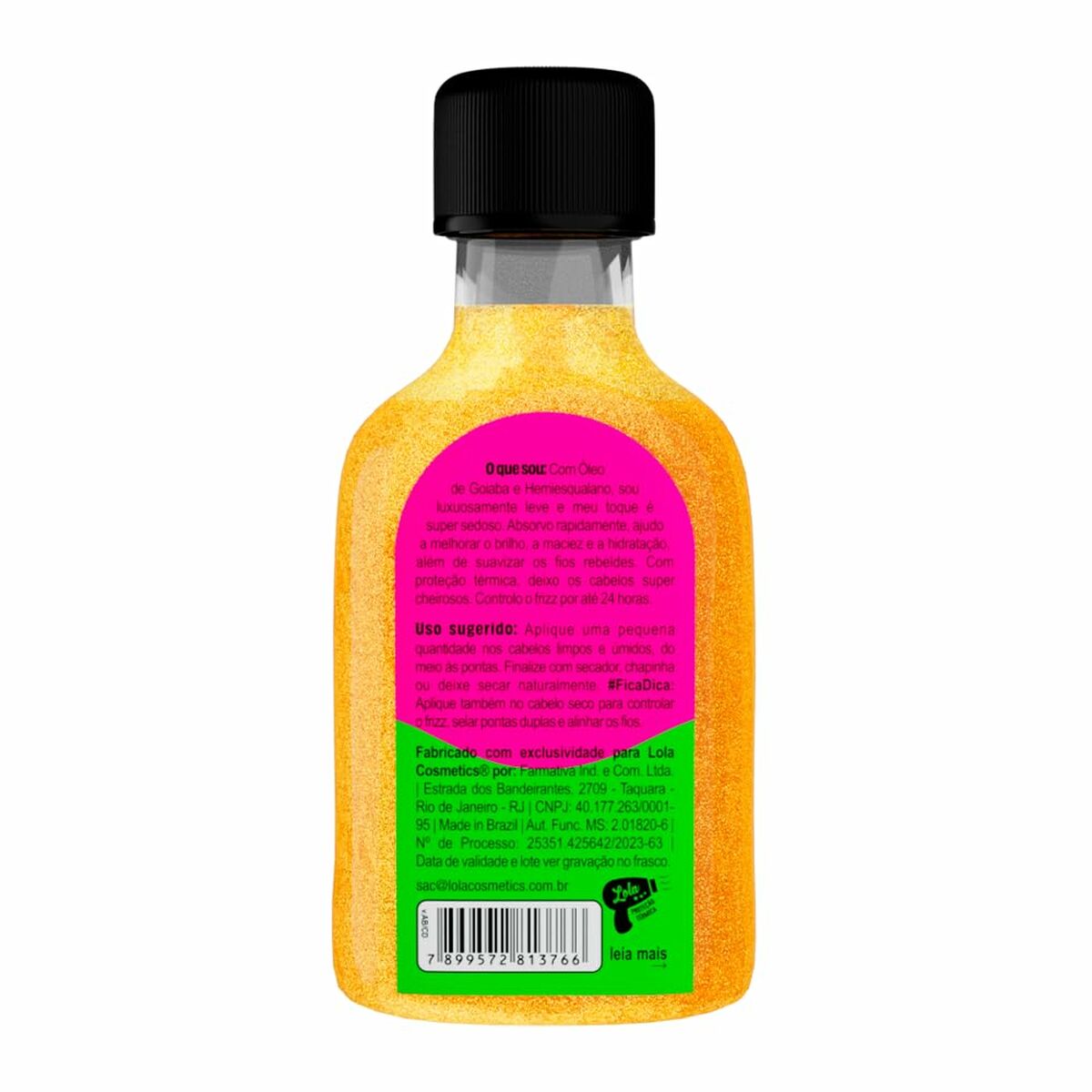 Hårolie Lola Cosmetics Xapadinha 50 ml til kvinder produktemballage