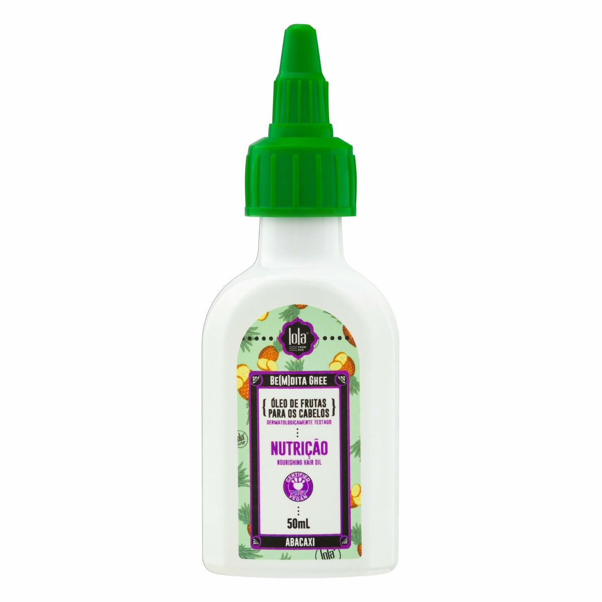 Hårolie Lola Kosmetik Lola Be (M)Dita Ghee Ananas 50 ml produktemballage
