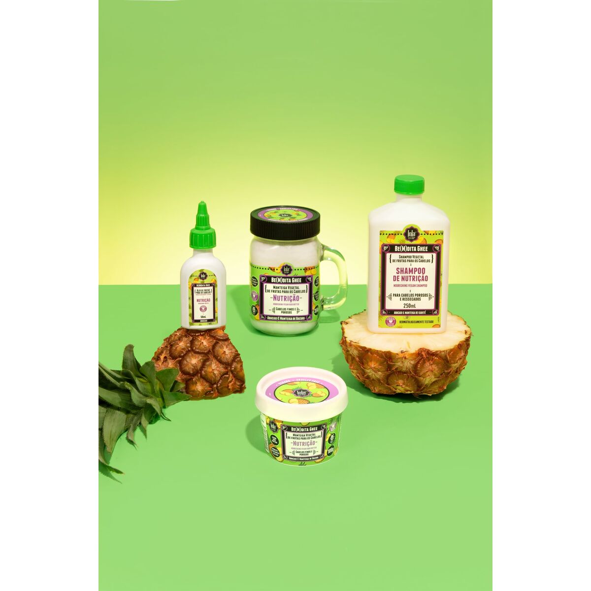 Hårolie Lola Kosmetik Lola Be (M)Dita Ghee Ananas 50 ml produktemballage
