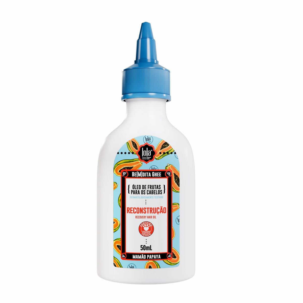 Hårolie Lola Cosmetics Be(M)Dita Ghee 50 ml produktemballage