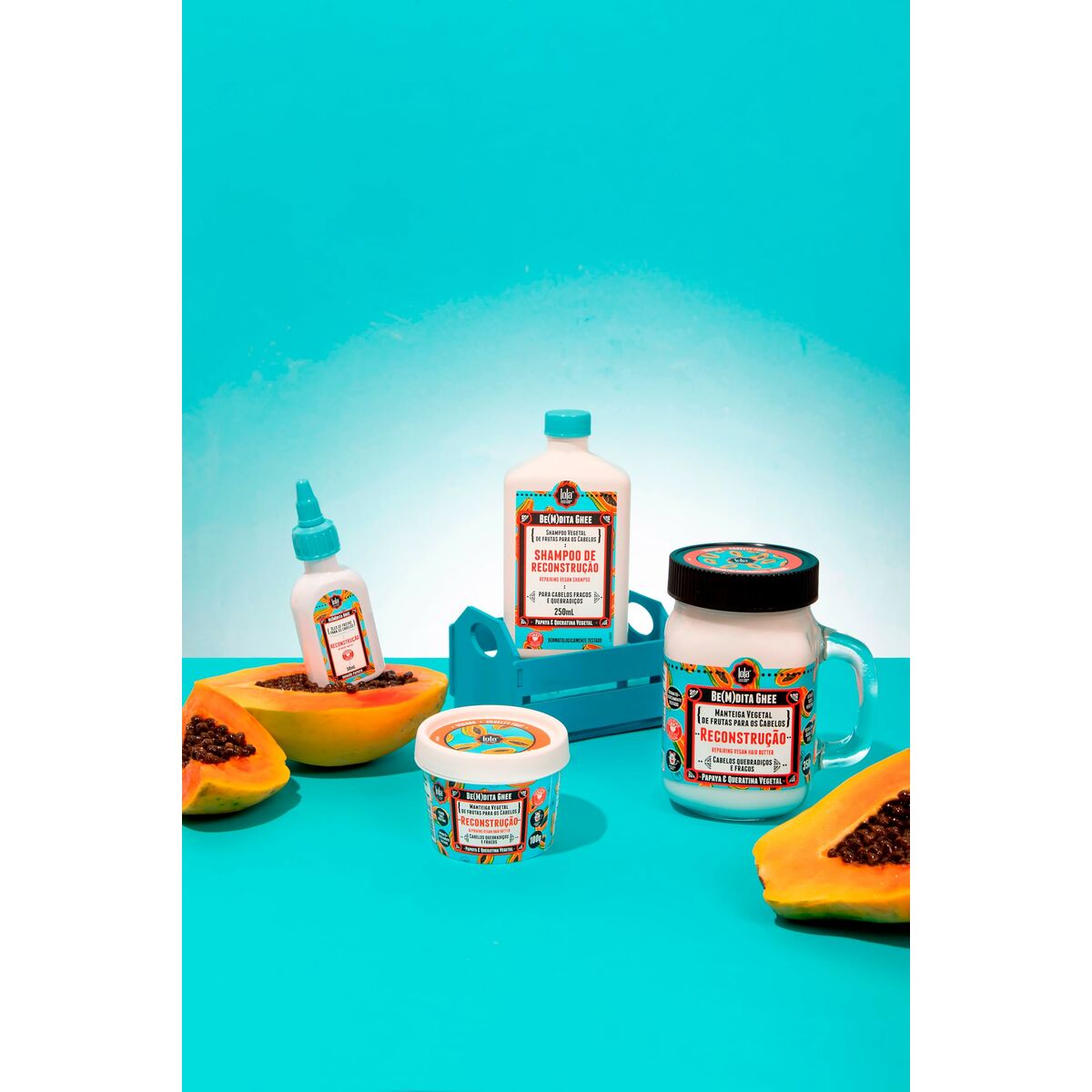 Hårolie Lola Cosmetics Be(M)Dita Ghee 50 ml produktemballage