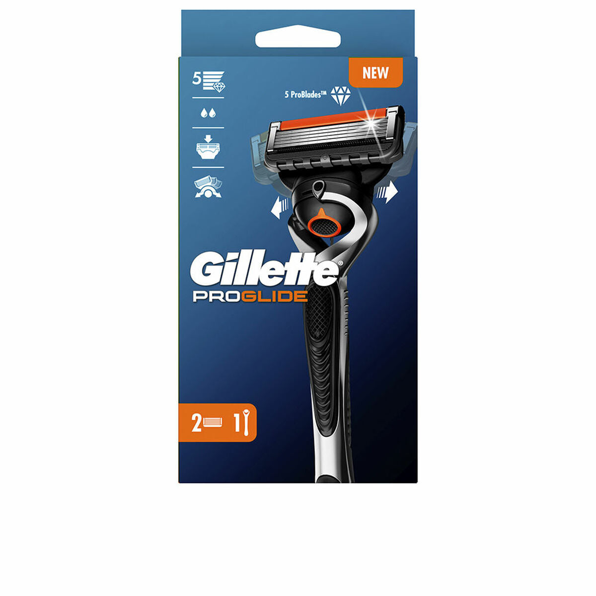 Barberskrabere Gillette FUSION PROGLIDE produktemballage