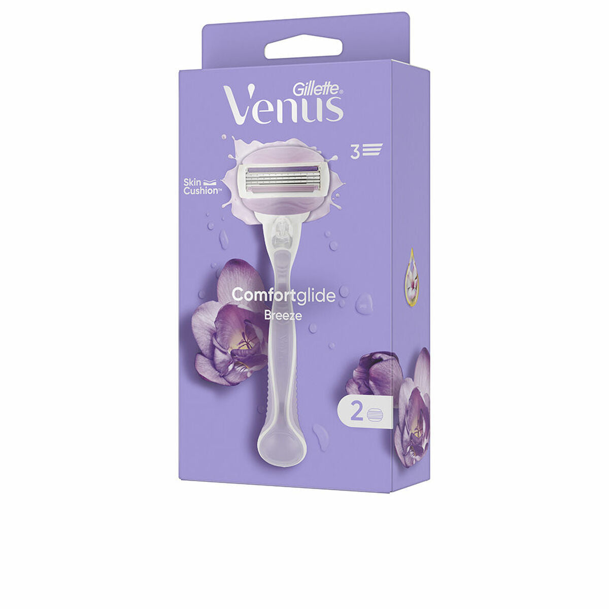 Manuel barbermaskine Confortglide Gillette VENUS produktemballage