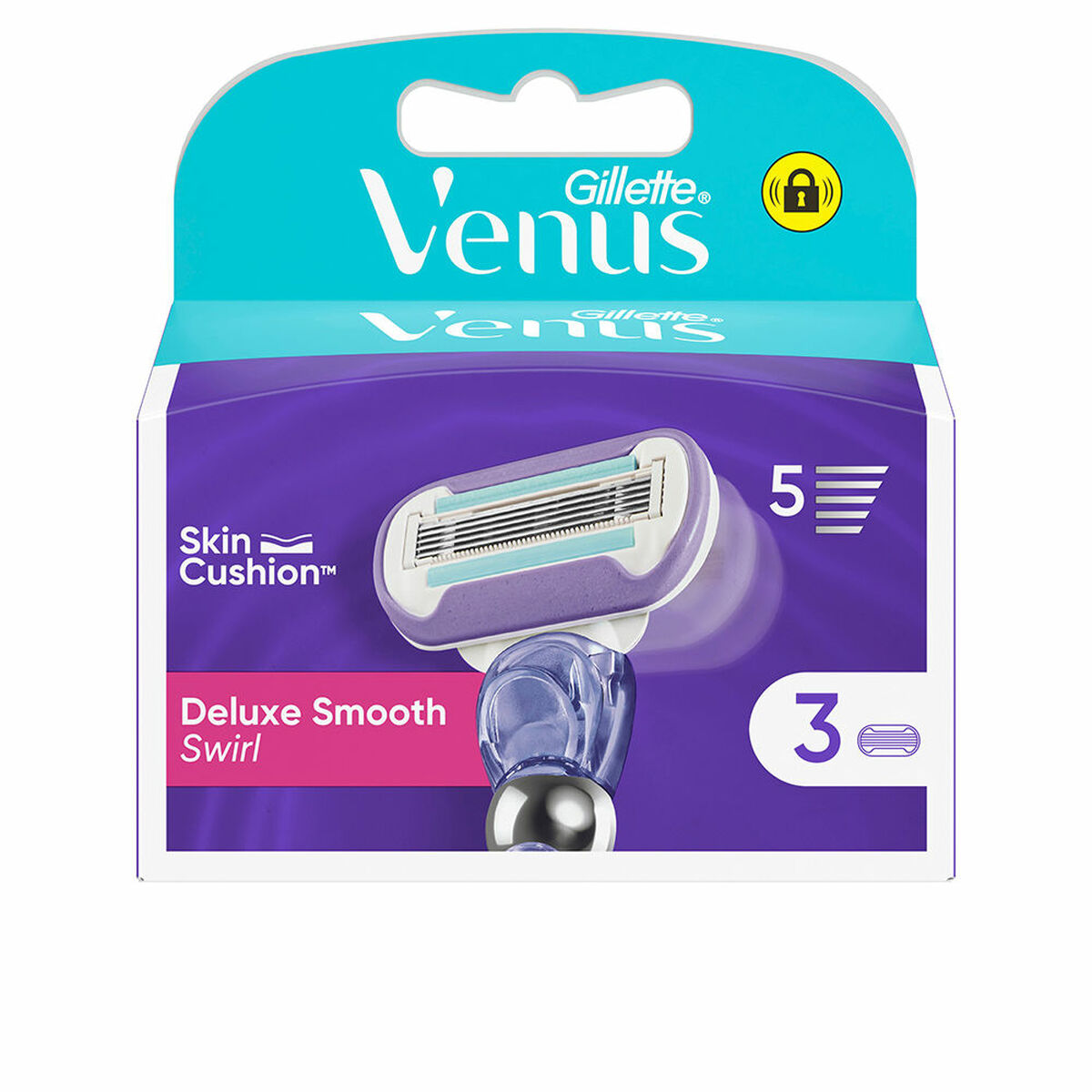 Barberblad Refill Gillette VENUS (3 enheder) produktemballage