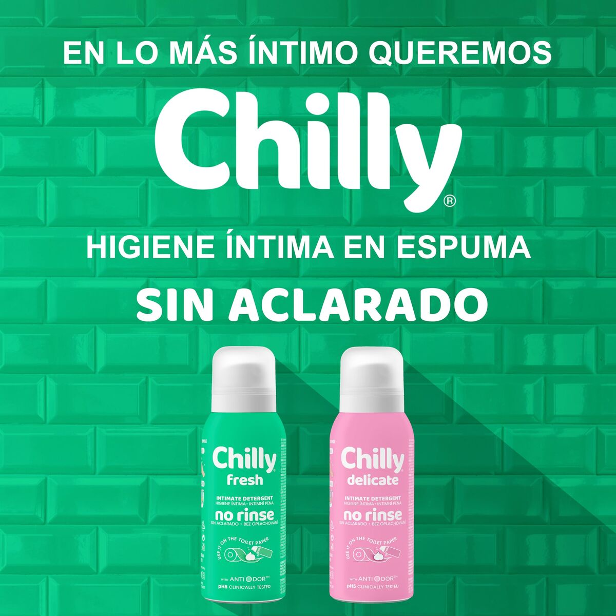 Shower Gel Chilly DELICADO hudplejeemballage til kvinder