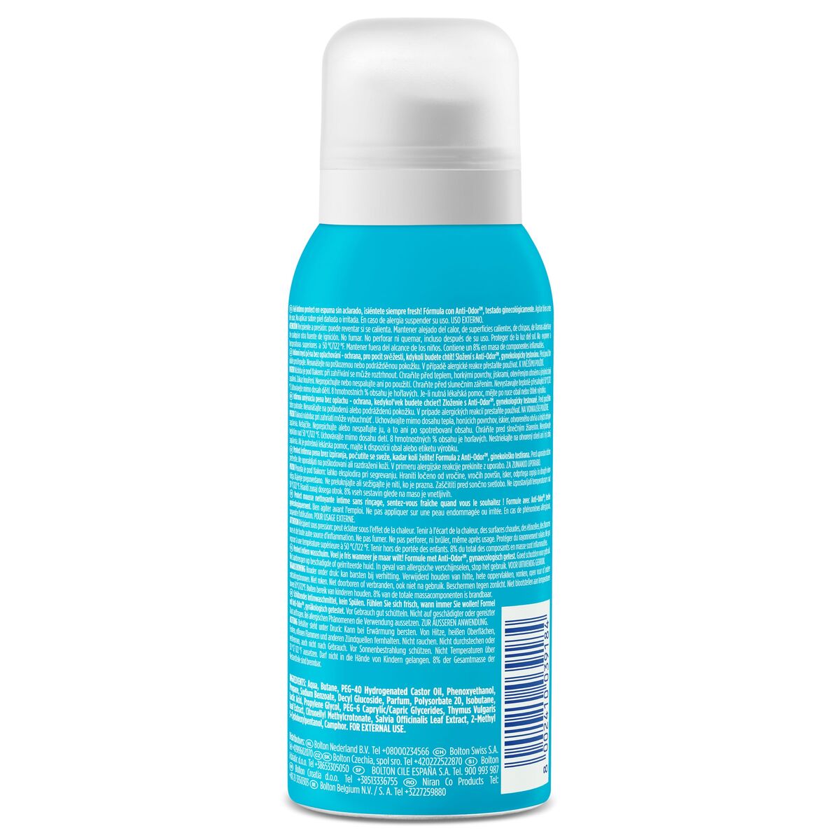 Shower Gel Chilly PROTECT til kvinder hudplejeemballage