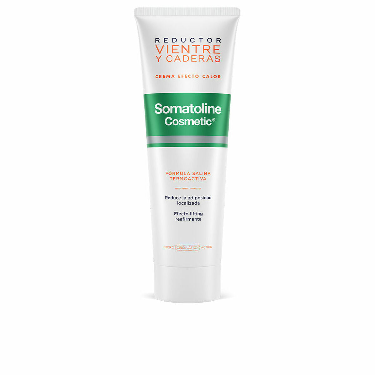 Reducing Cream Somatoline 250 ml Hoftemavevarmeeffekt til kvinders hudplejeemballage