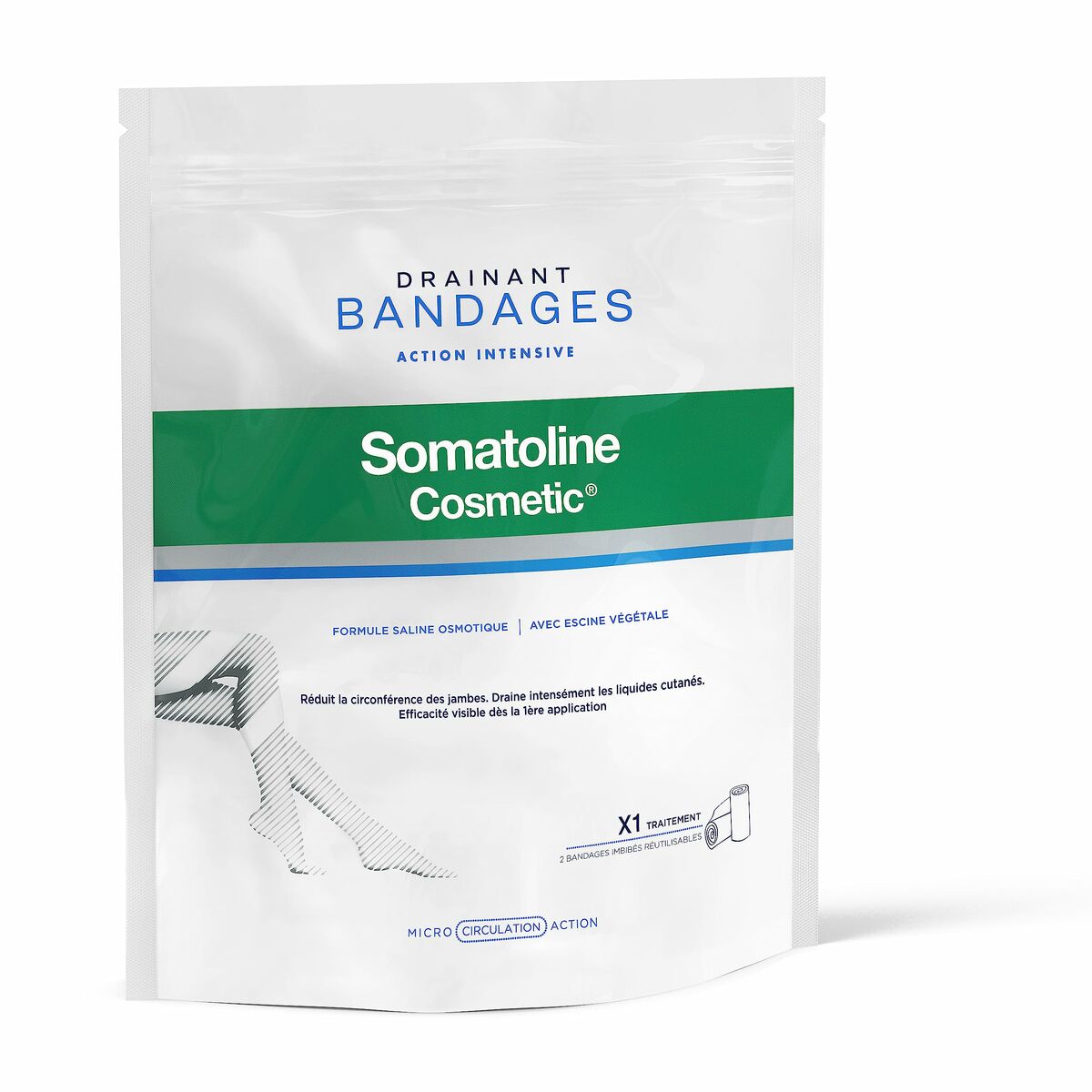 Bandager Somatoline Drenante Kit Completo Reducer Dræning (1 enhed) (2 uds) produktemballage