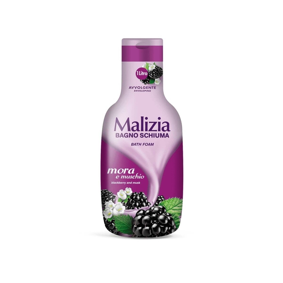 Shower Gel Malizia Mora & Muschio 1 L hudplejeemballage