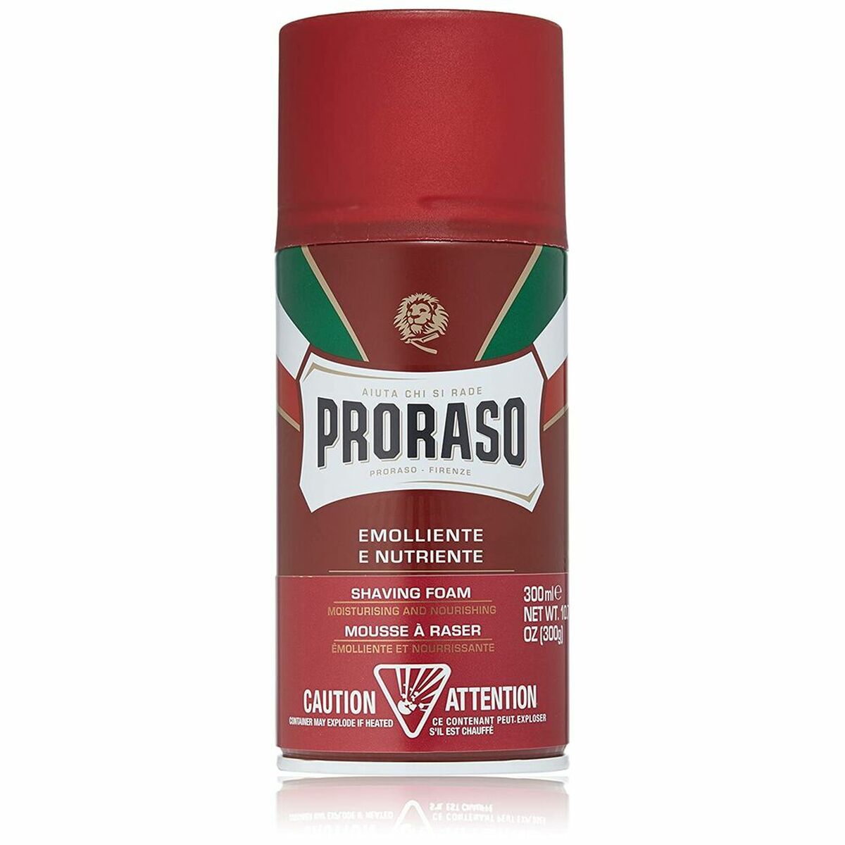 Barberskum Proraso Sandeltræ 300 ml til mænd produktemballage