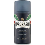 Barberskum Proraso Blå 300 ml til mænd produktemballage
