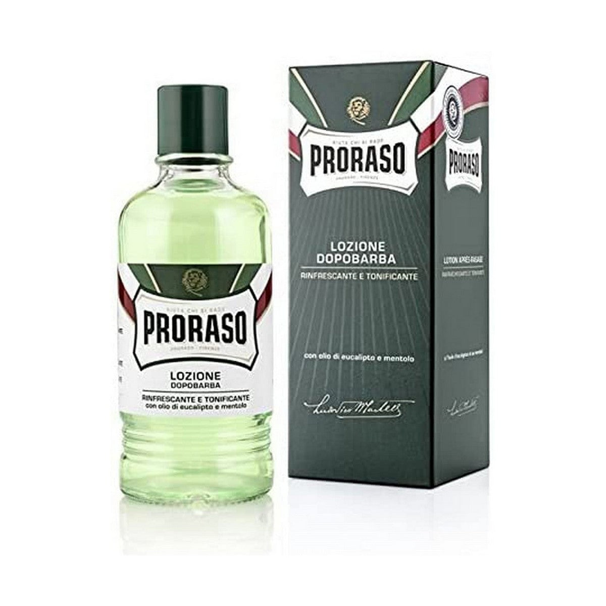 Aftershave Lotion Proraso Professional 400ml Refreshing Toning hudplejeemballage