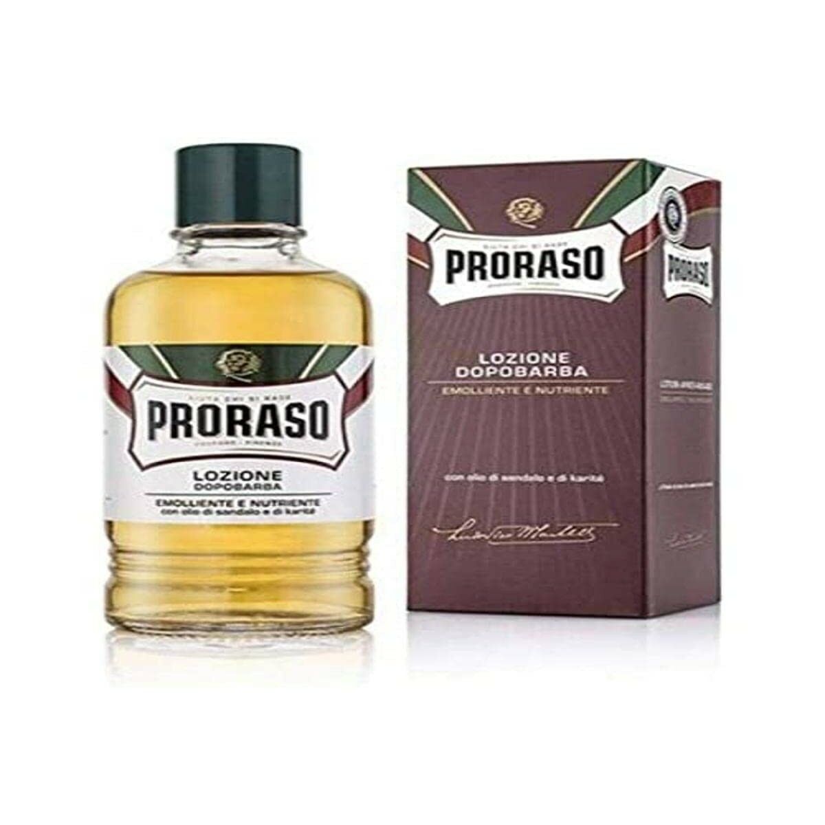 Aftershave Lotion Proraso Sandelwood 400 ml hudplejeemballage