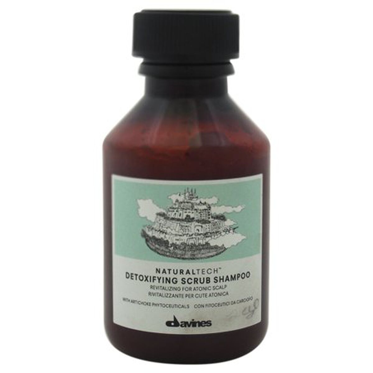 Afgiftende shampoo Davines Desintoxicante 100 ml shampooflaske