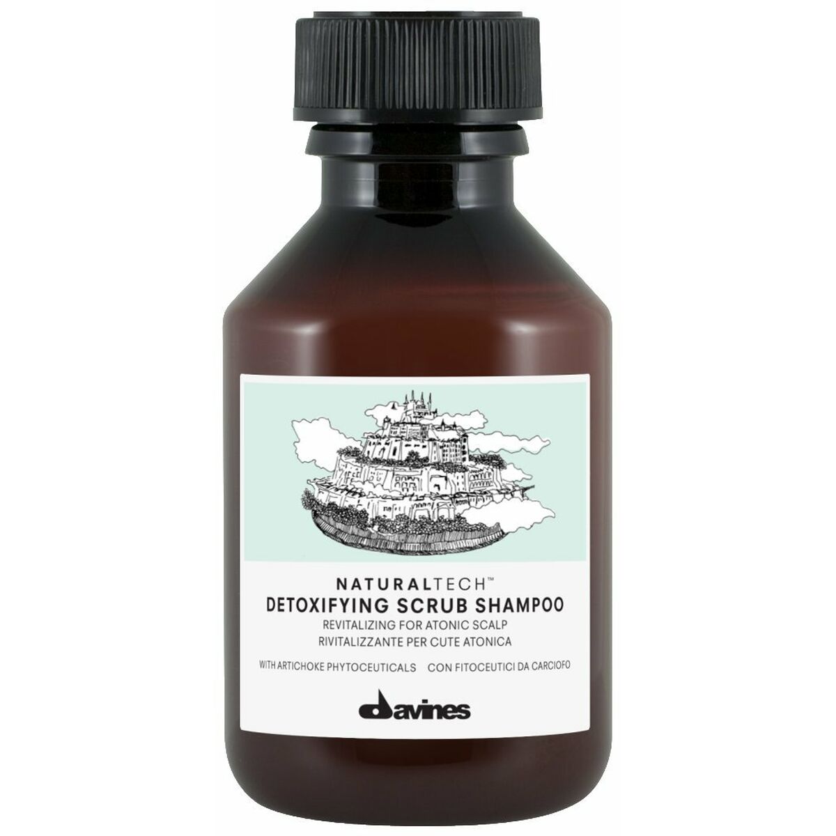 Afgiftende shampoo Davines Desintoxicante 100 ml shampooflaske
