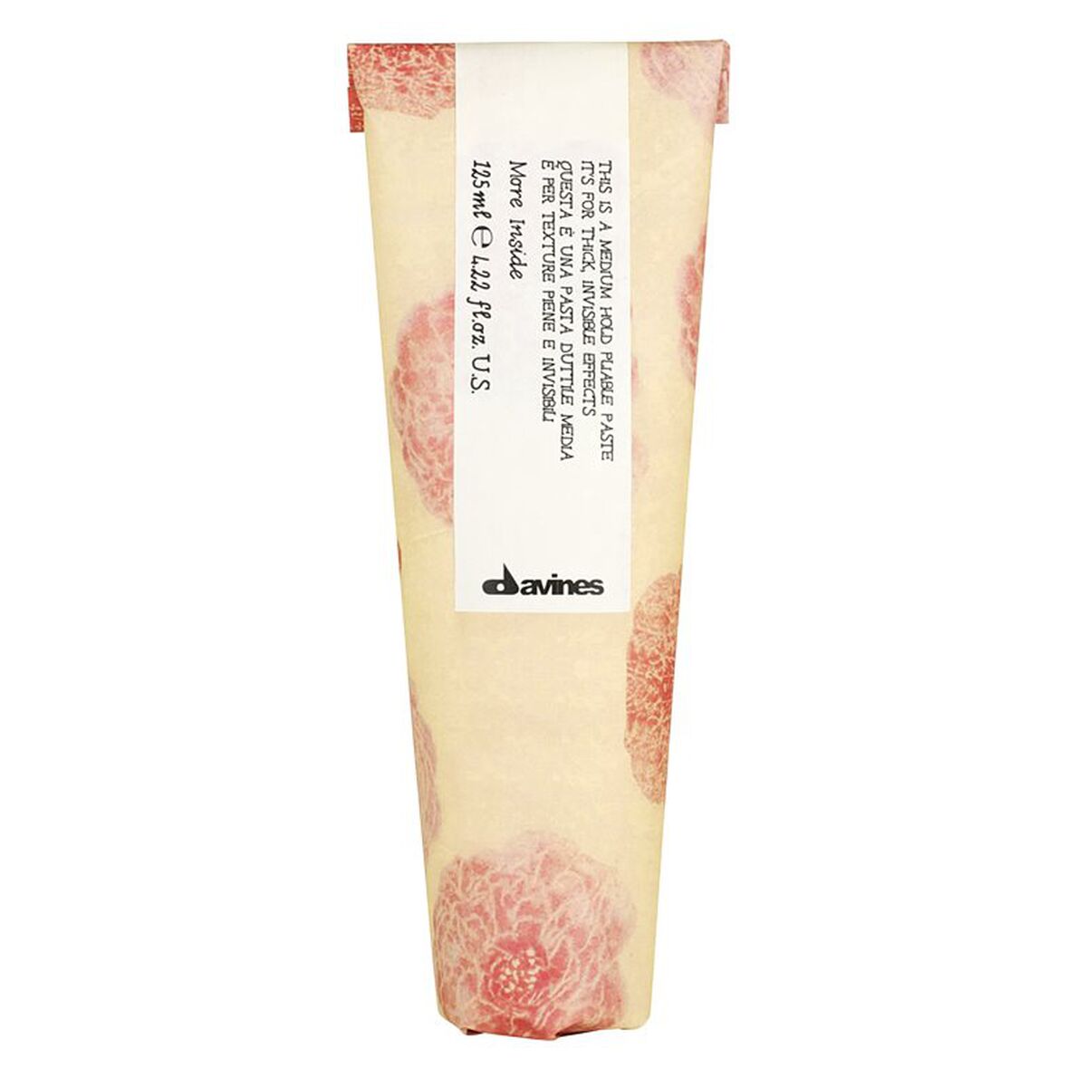 Hair Paste Davines Mi Medium Hold Pliable Paste 125 ml til Dame-produktemballage