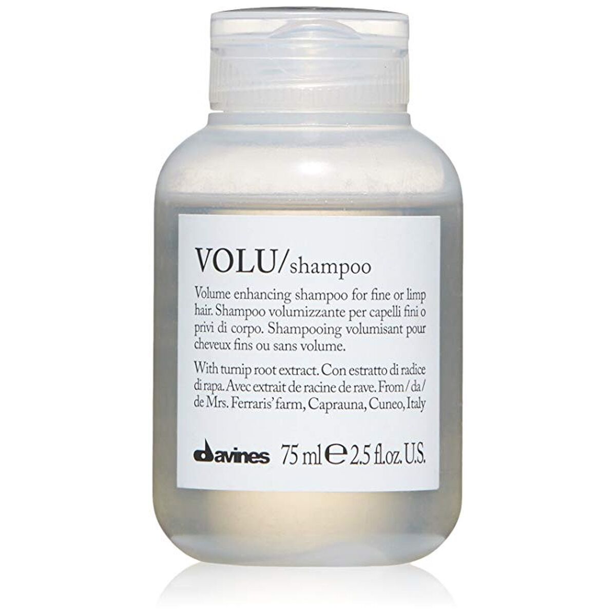 Volumiserende shampoo Davines Minu 75 ml shampooflaske