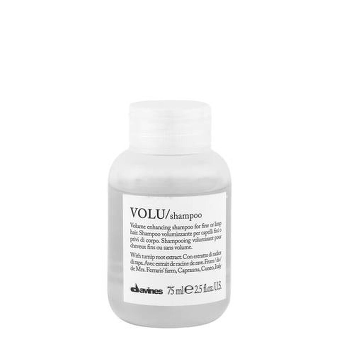 Volumiserende shampoo Davines Minu 75 ml shampooflaske