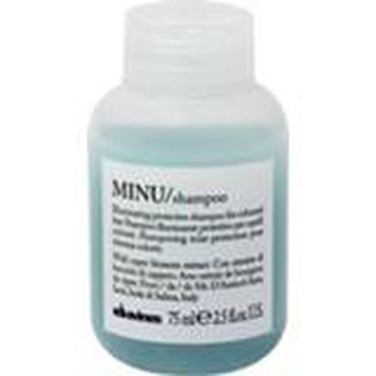 Shampoo Davines Minu 75 ml til kvinder shampooflaske