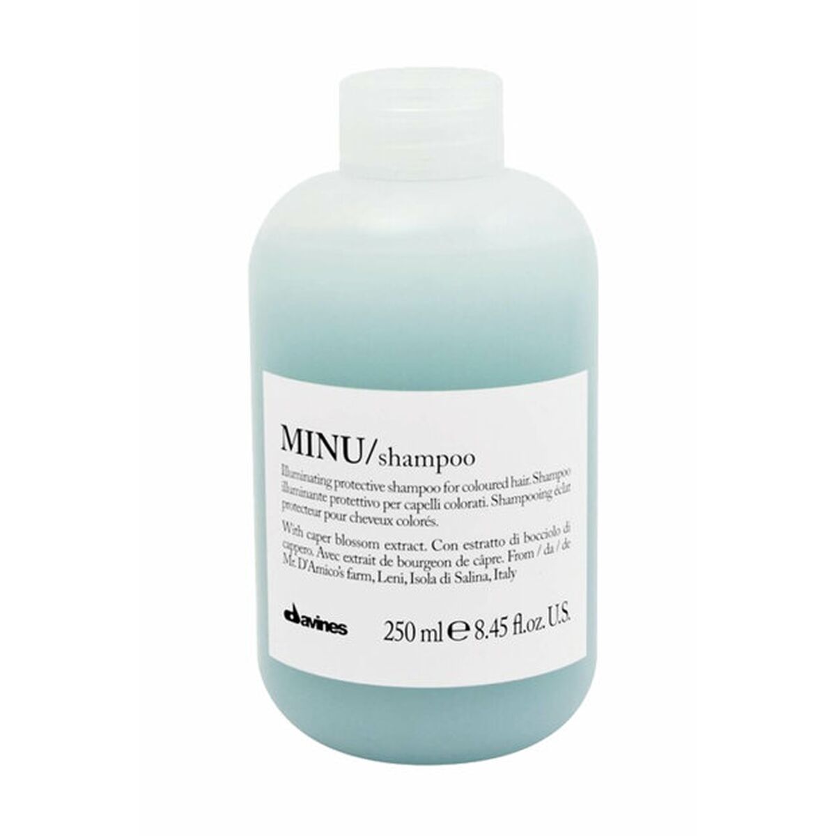 Shampoo Davines Minu 75 ml til kvinder shampooflaske