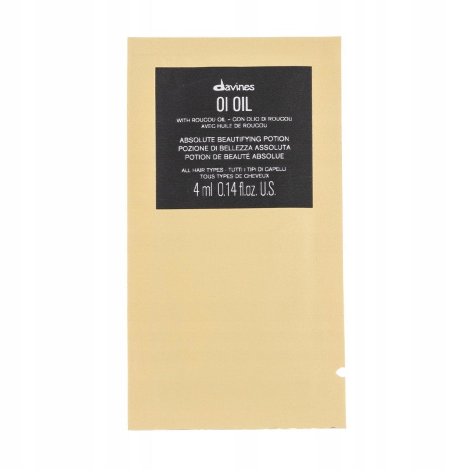 Davines, Oi Oil, Hair Oil Treatment, 12 pcs, 4 ml *Sample