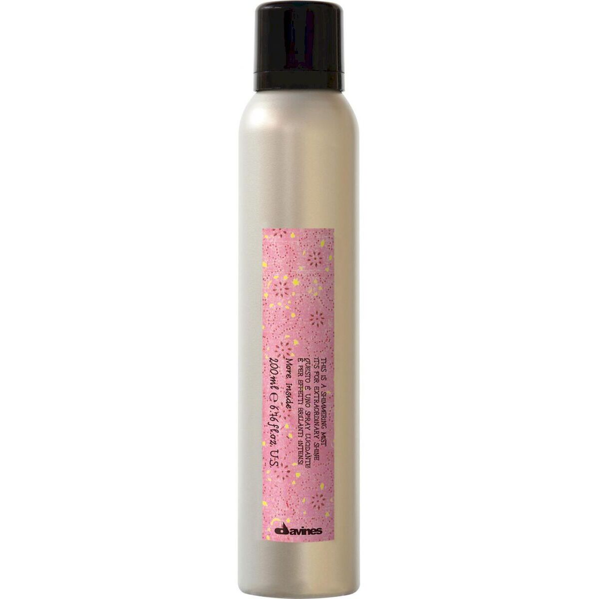 Spray Shine for Hair Davines Mi Shimmering Mist 200 ml til Dame produktemballage