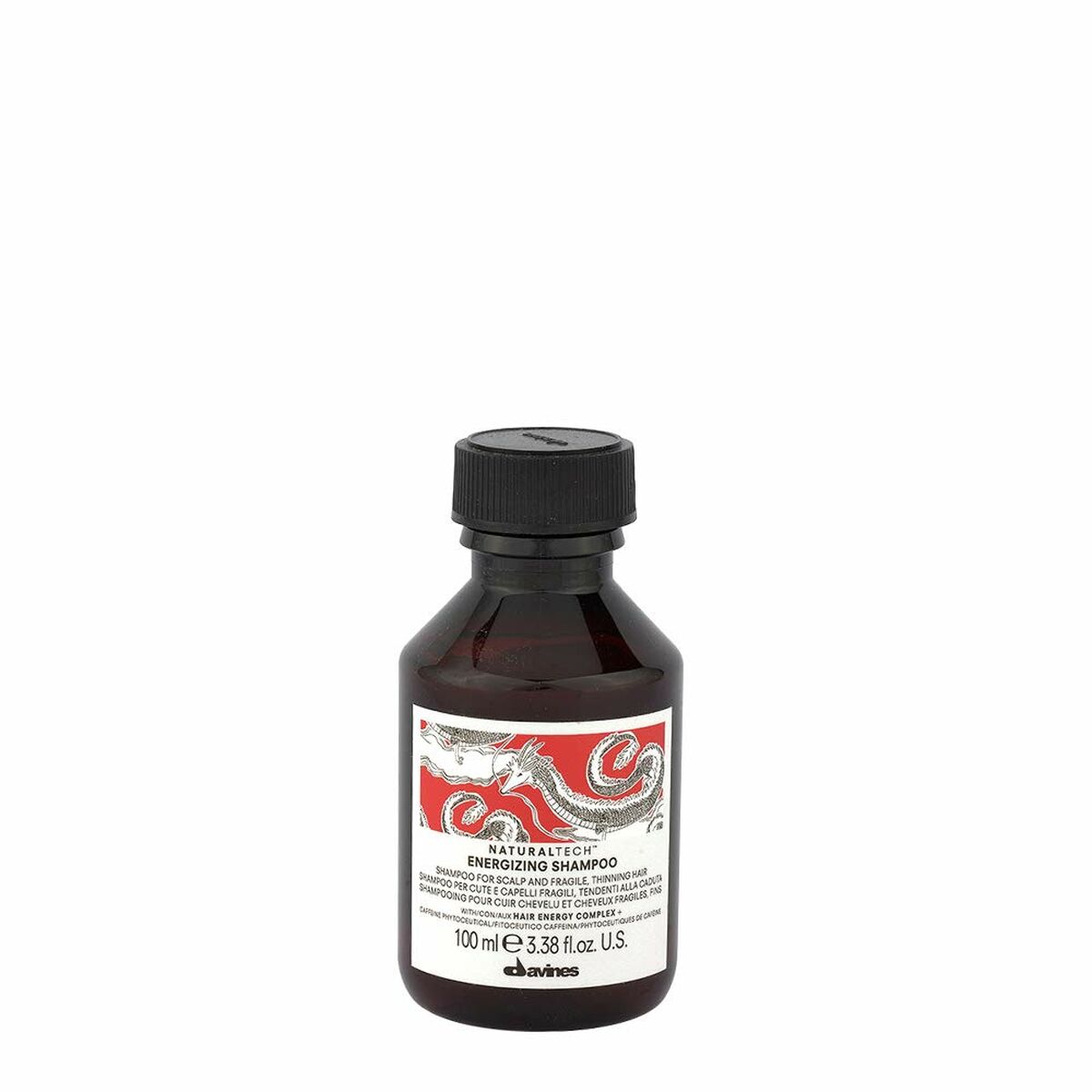 Rensende Shampoo Davines Energizante 100 ml shampooflaske