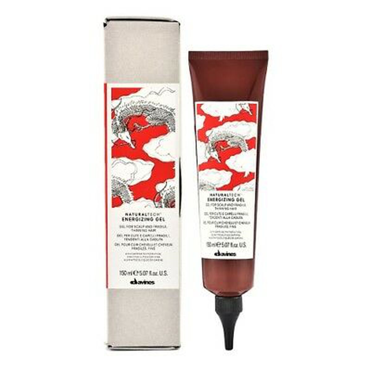 Anti-Hårtab Care Davines Energizante gel 150 ml hudplejeemballage