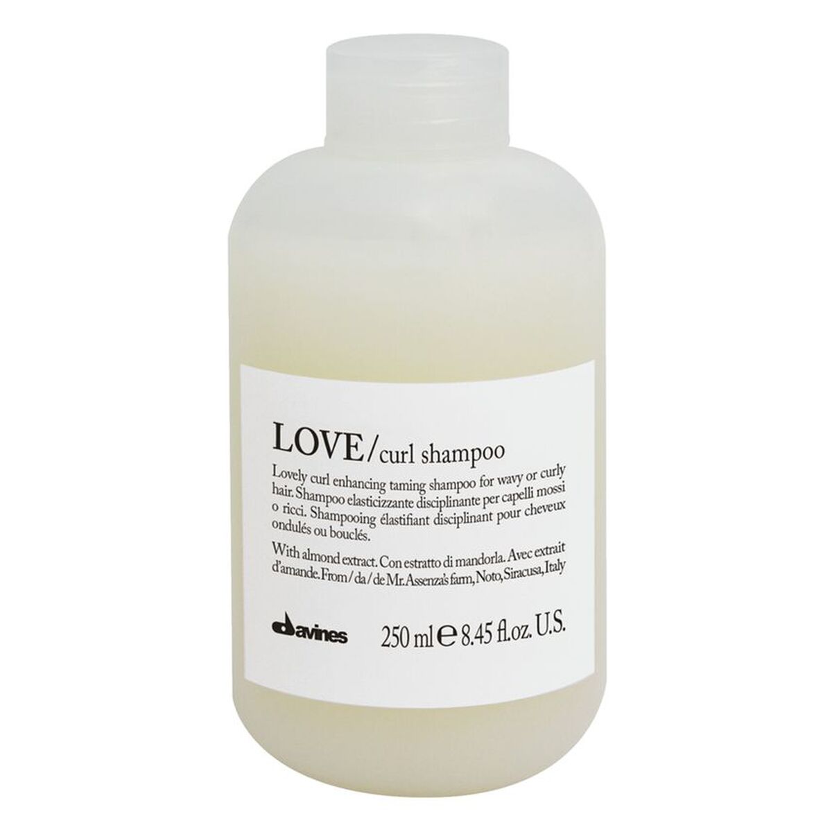 Shampoo Davines shampooflaske