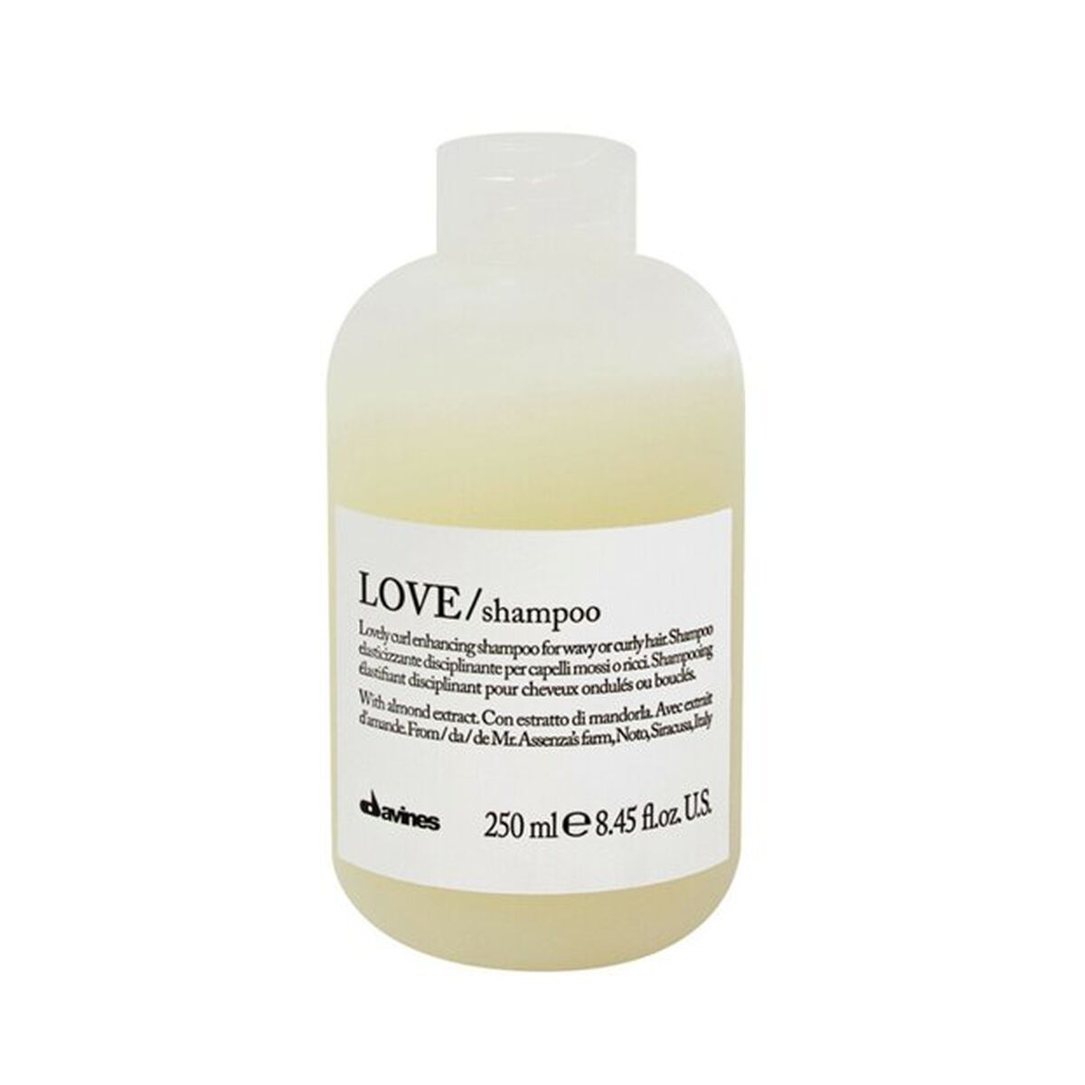 Shampoo Davines shampooflaske
