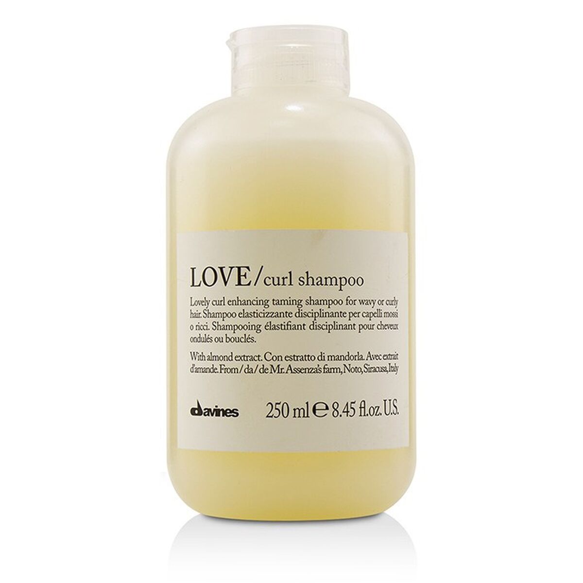 Shampoo Davines shampooflaske