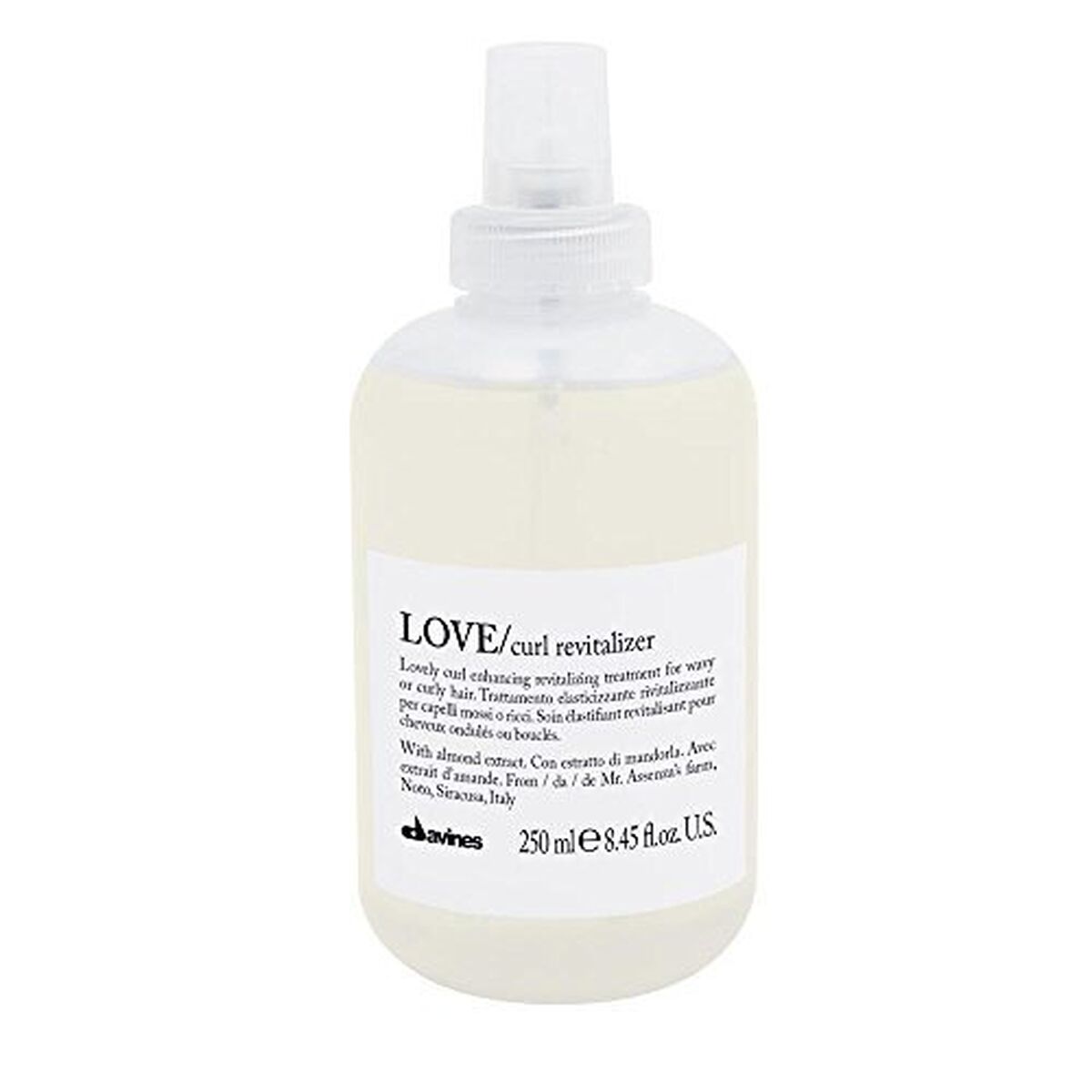 Spraybalsam til krøllet hår Davines Love Curl Revitalizer 250 ml balsamflaske