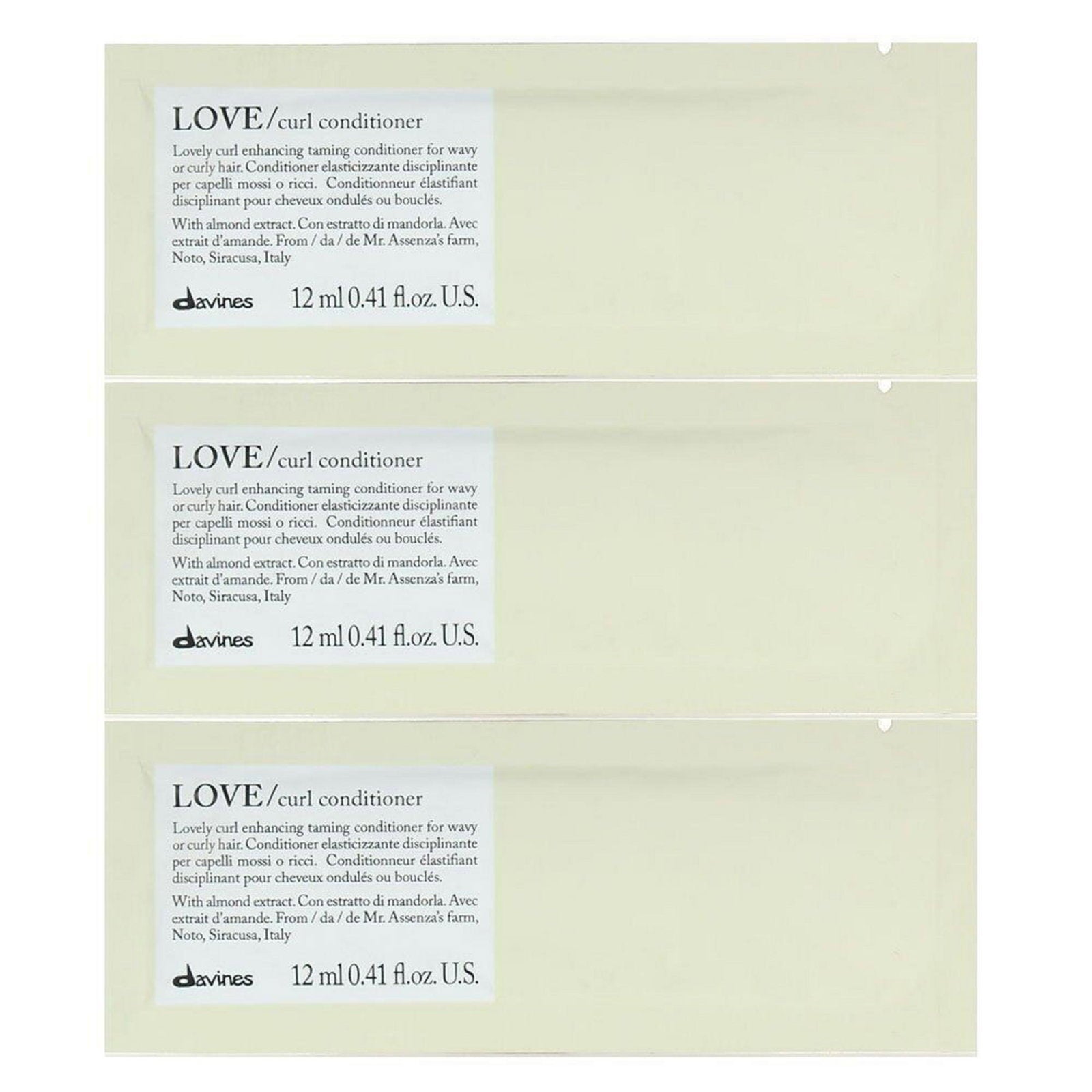 Davines, Love, Hair Conditioner, 12 pcs, 12 ml