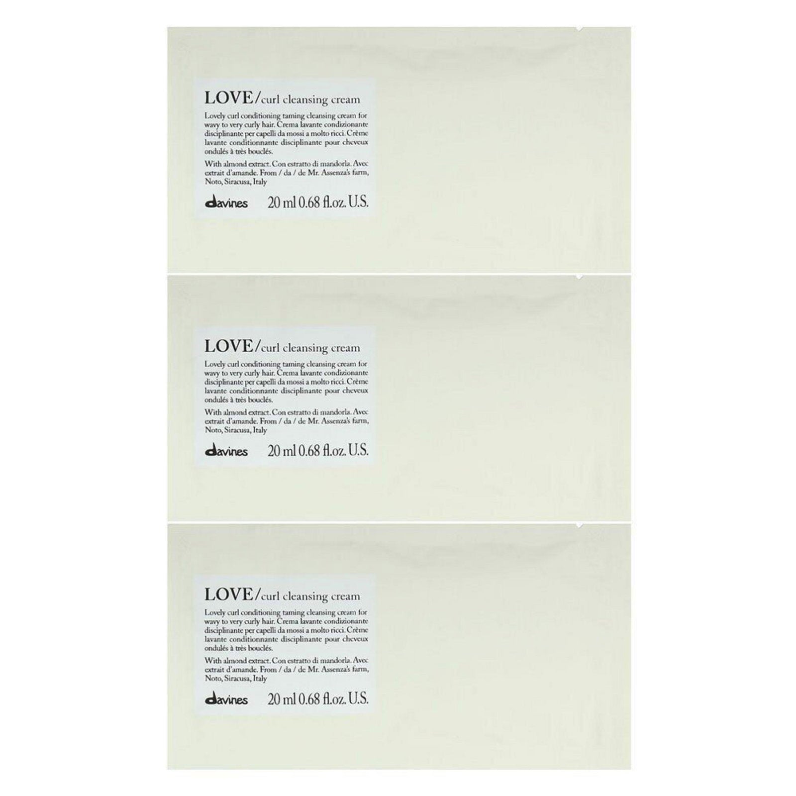 Davines, Love, Hair Shampoo, 12 pcs, 20 ml