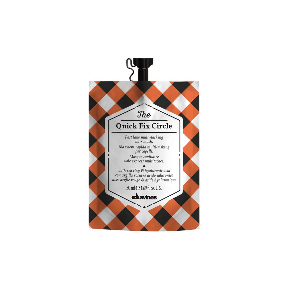 Hårmaske Davines Tcc The Quick Fix Circle 50 ml hårmaske emballage
