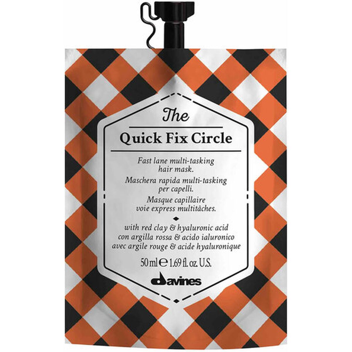 Hårmaske Davines Tcc The Quick Fix Circle 50 ml hårmaske emballage
