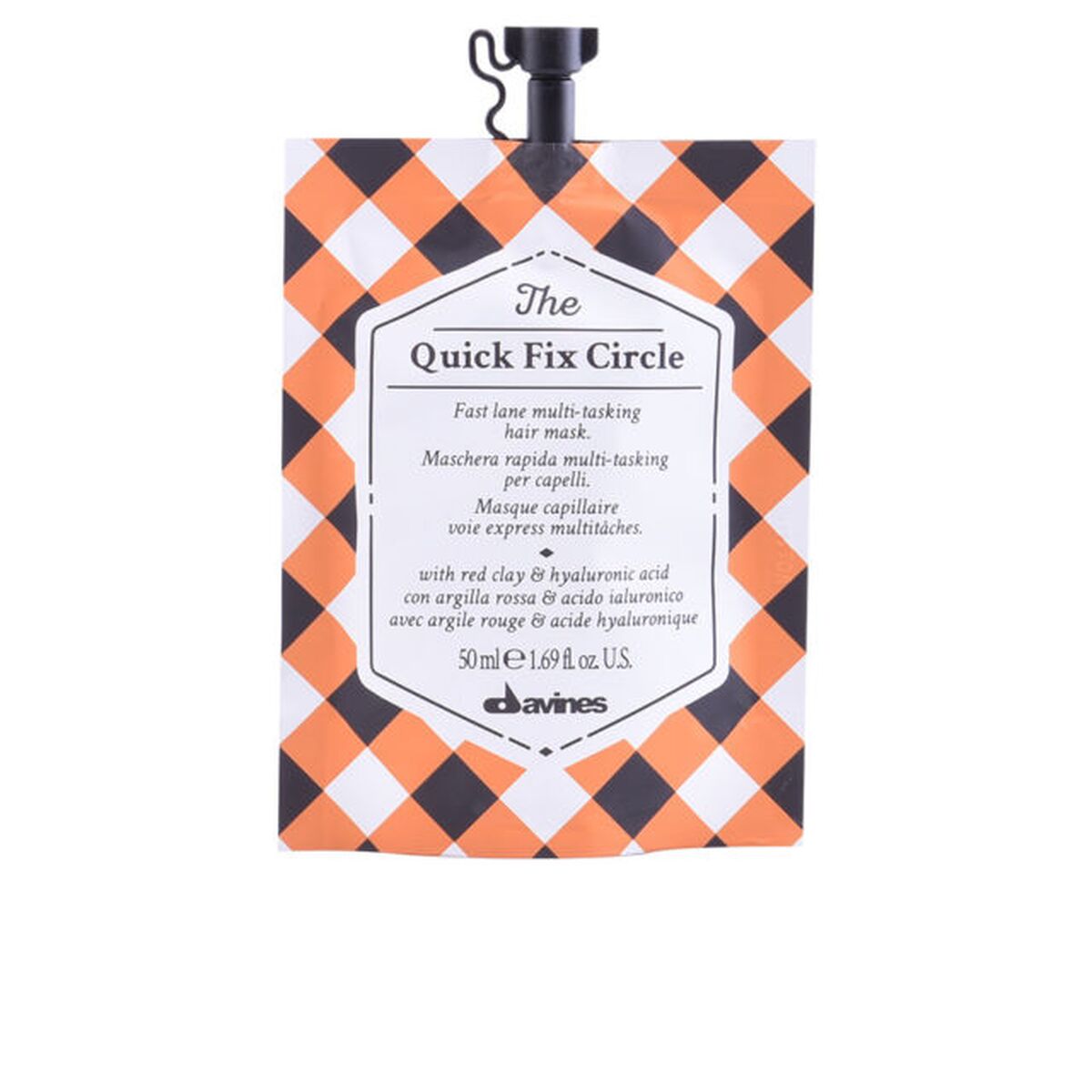 Hårmaske Davines Tcc The Quick Fix Circle 50 ml hårmaske emballage