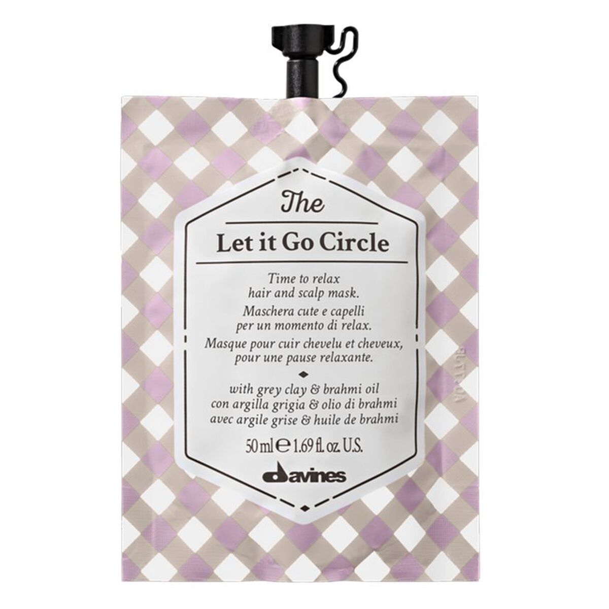 Hair Mask Davines Tcc The Let It Go Circle 50 ml hårmaske emballage