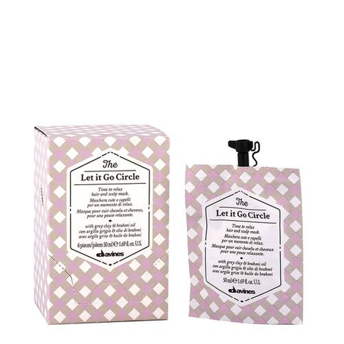 Hair Mask Davines Tcc The Let It Go Circle 50 ml hårmaske emballage