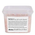 Hair Exfoliator Davines R Solu Salt Scrub 250 ml til mænd produktemballage