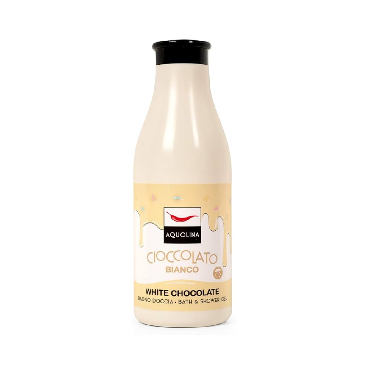 Shower Gel Aquolina White Chocolate 500 ml hudplejeemballage