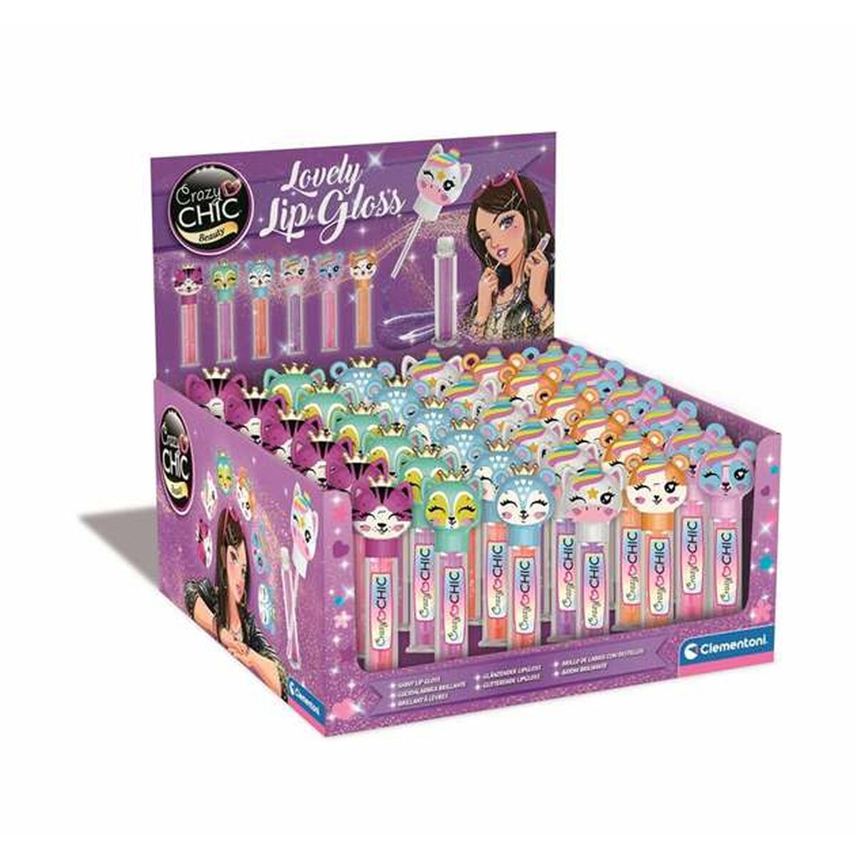 Lipgloss Clementoni produktemballage