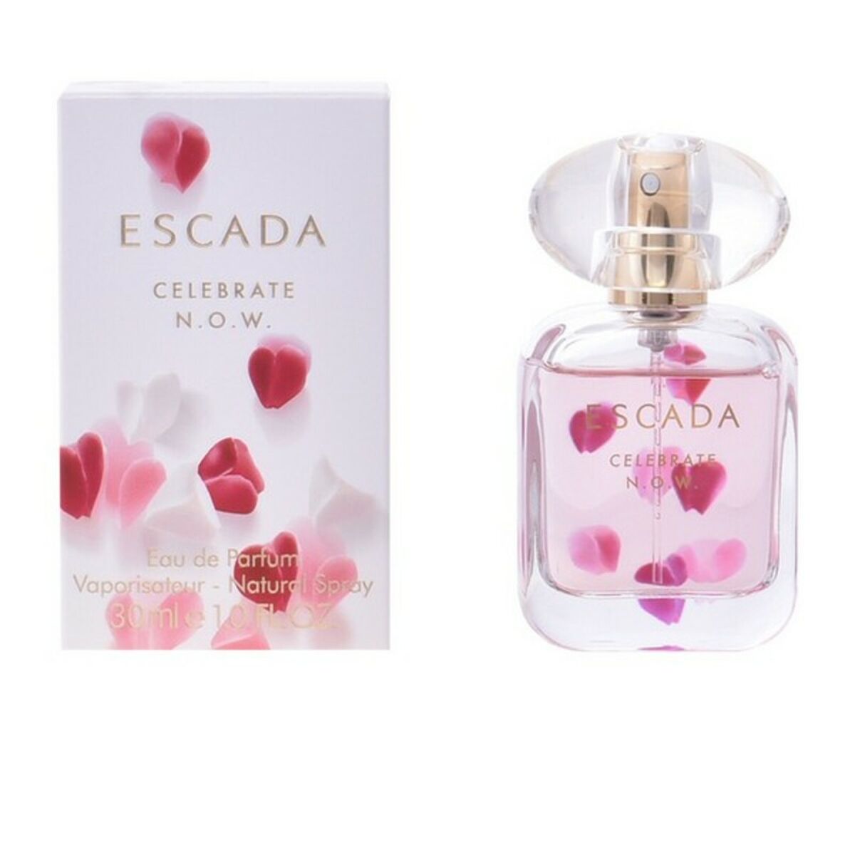 Kvindeparfume fejrer N.O.W. Escada EDP flaske