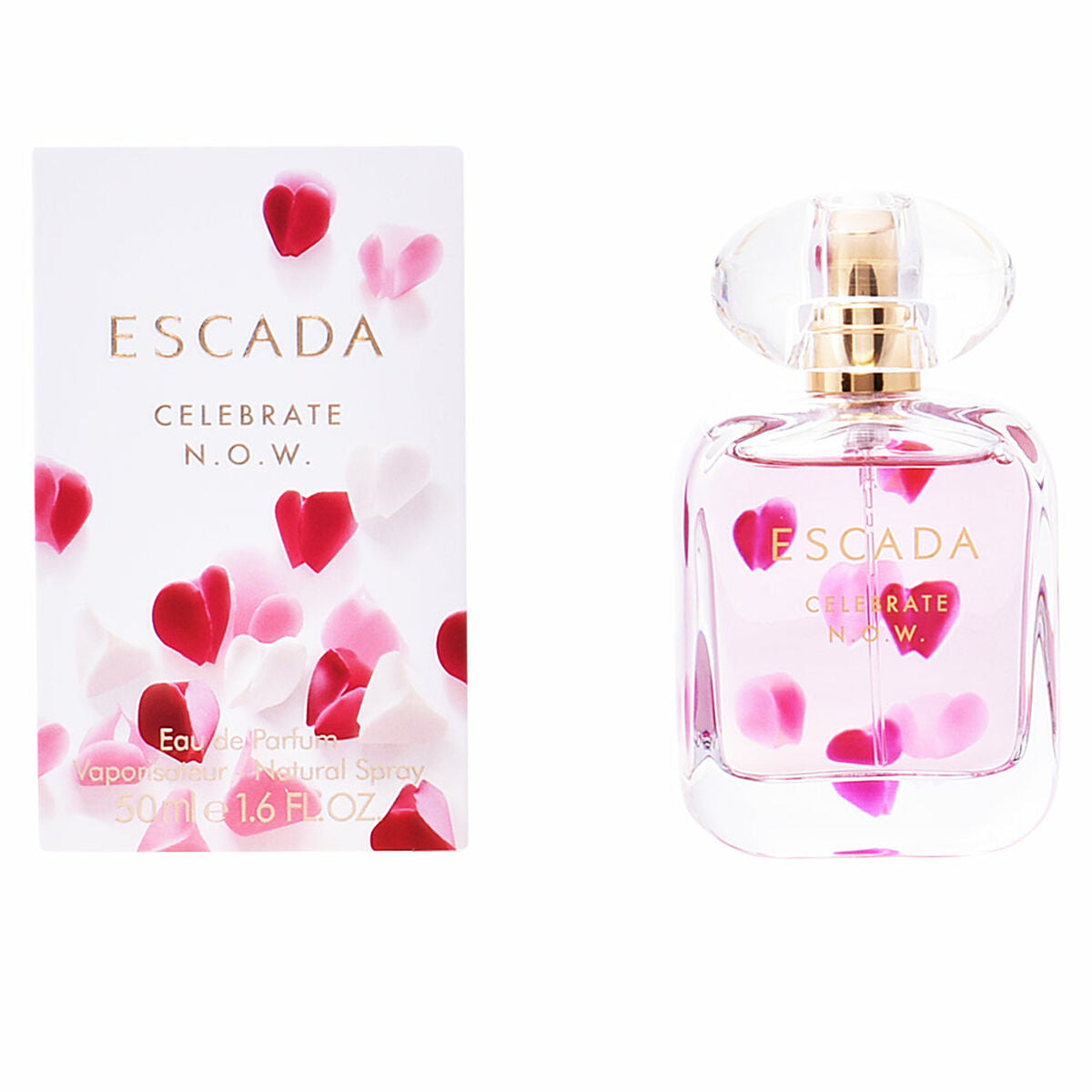 Kvindeparfume fejrer N.O.W. Escada EDP flaske